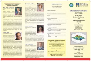 ISIAM Silver Jubilee Conference - Leaflet 1